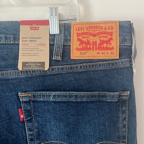Levi's Men’s 514 Straight Fit Jeans | 40x32 - Picture 6 of 9